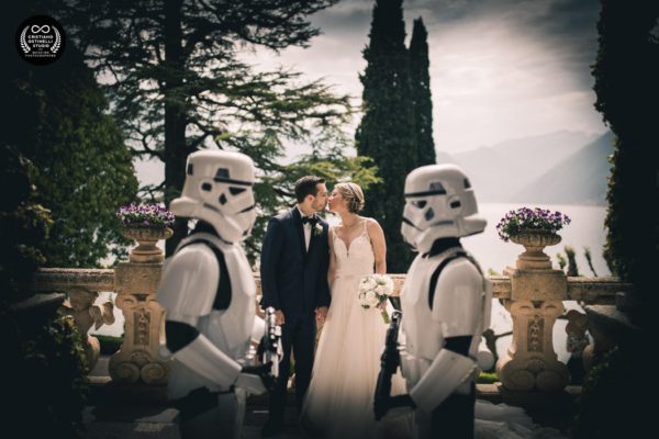 Star Wars - Wedding villa del Balbianello - Lake Como - Cristiano Ostinelli - wedding photographer - 14