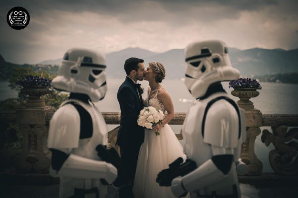 Star Wars - Wedding villa del Balbianello - Lake Como - Cristiano Ostinelli - wedding photographer - 31